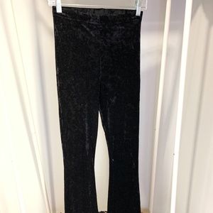 Topshop Velvet Flare Pants